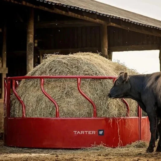 Tarter 8 ft. Cattle Round Bale Feeder with Hay Saver